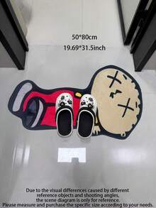 1 tấm thảm hình nhân vật anime siêu ngầu, mềm mại, thoải mái, chống trơn trượt, có thể giặt được, phù hợp cho phòng ngủ, phòng khách, phòng học, sảnh, vật dụng không thể thiếu cho người hâm mộ anime, cũng là một món quà sinh nhật tuyệt vời và thảm trang trí ngày lễ. - Đỏ - Xem 15