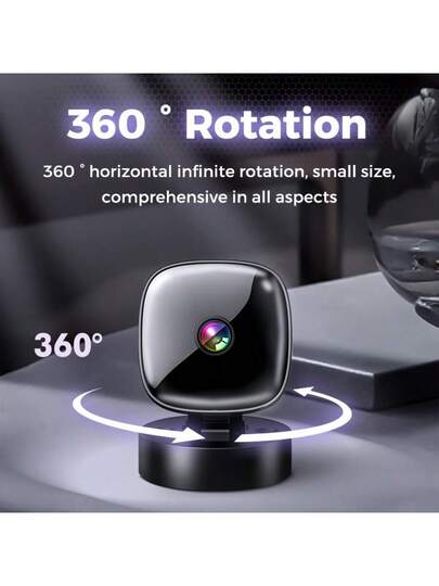 Small Wireless WiFi Camera Hidden Spy Security Cameras,Mini Nanny Cam Slimme Home, Pet Dog Baby Indoor Outdoor 1080P Remote Portable, Phone APP Room view 7