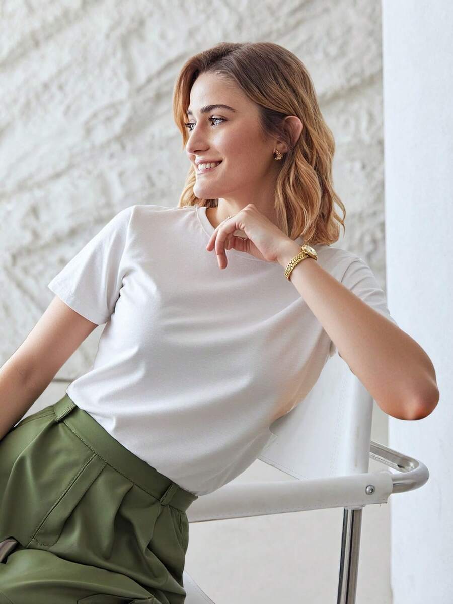 Women Blouses - White - View 1