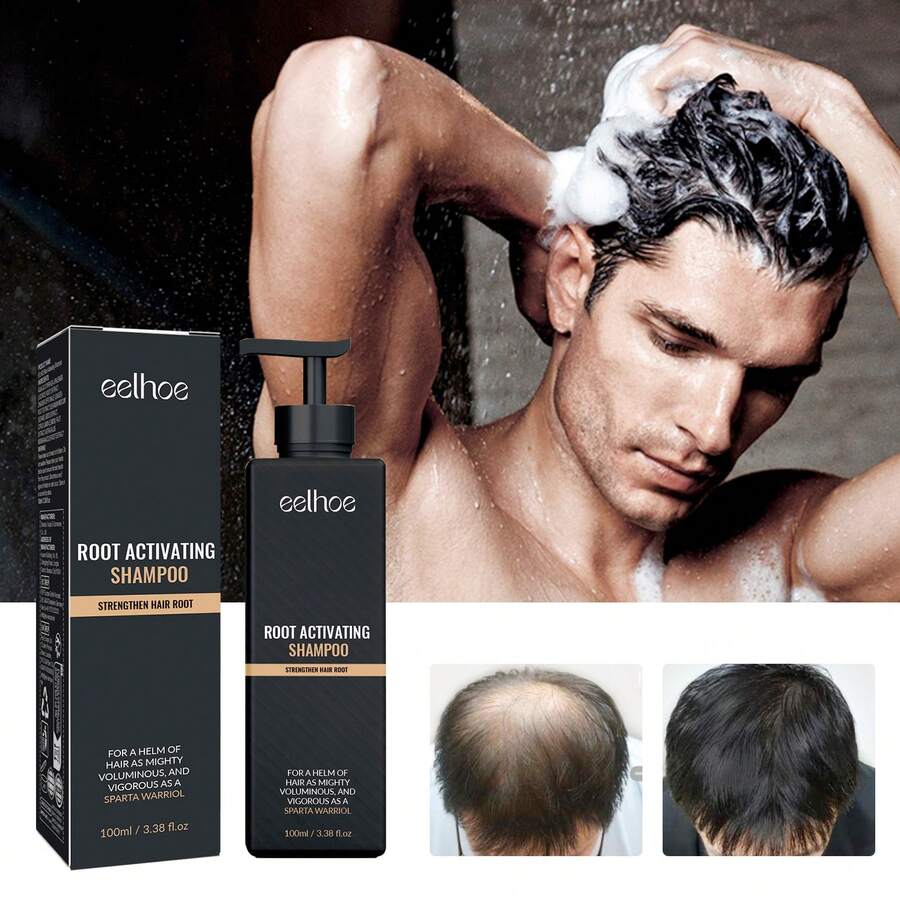 Men's Shampoo Anti Hair Fall Solid Hair Thick Fluffy Hair Smooth Strong Repair Conditioning Shampoo - 洗髮水 - 查看 1
