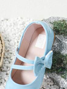 1 Paio di nuove scarpe piatte comode per bimbe, scarpe piatte carine per neonati e bambini piccoli da usare all'aperto - Blu - Visualizzare 7