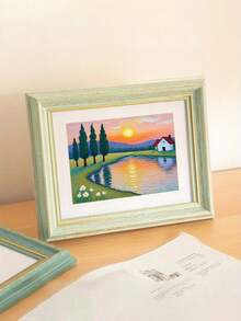 1pc Retro European Style Photo Frame Decorative Photo Frame, 5 Inches, 6 Inches, 7 Inches, 8 Inches, 10 Inches, A4 Size, Photo Display Frame, Horizontal And Vertical Dual-Purpose Photo Frame, Suitable For Desktop And Wall Display, Office And Home, Living Room, Bedroom Decoration, Wedding, Valentine's Day, Christmas