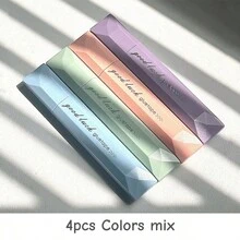 4卷渐变色胶带,笔式双面点状胶带座,适用于备忘录、日记、手工DIY、剪贴簿、返校季及办公用品 - 彩色 - 查看 19