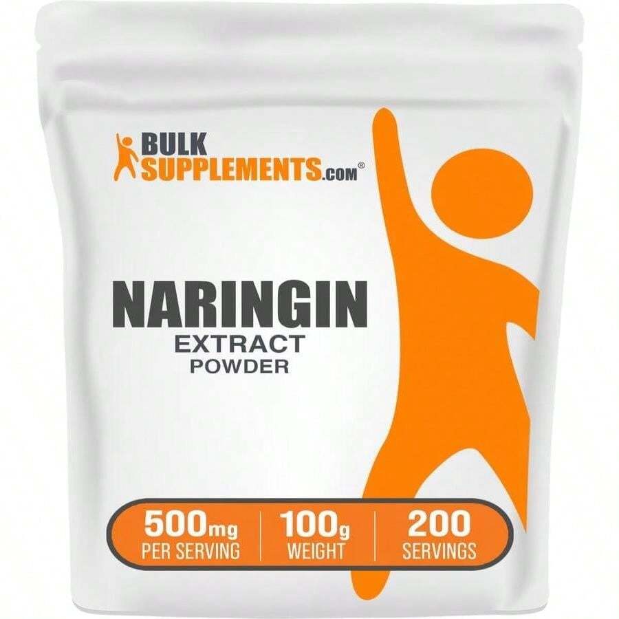BulkSupplementscom Naringin Extract Powder - Sourced From Citrus Fruit, Naringin Supplement - Herbal Supplement, Gluten Free, 500mg Per Serving, 250g (88 Oz) (Pack Of 1) - Tên hương vịC - Xem 1