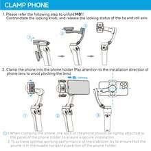 AXNEN Estabilizador de gimbal manual de 3 ejes para smartphone, portátil y plegable, estabilizador de gimbal ideal para vlogs, video en vivo, compatible con smartphone
