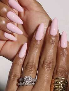 10 Stücke reine handgefertigte Aufklebe-Nägel, mittlere Nägel, Mandelform, süß, cool und würzig, reine rosa Nägel, Raffinesse und Weiße, vielseitig, Y2K, süße Nägel für Damen und Mädchen, für Frühling, Sommer, Herbst, Winter, Festivals, Partys und den täglichen Gebrauch