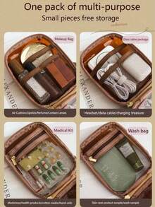 化妆包女便携大容量收纳包2024新款高端商务出差护肤品洗漱包盒旅行必备度假必备