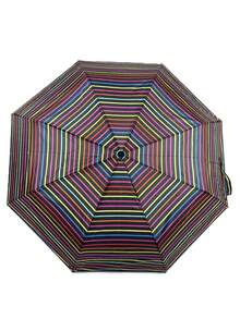 23" Transparent Umbrella With Automatic Opening - Pinstripe - View 1