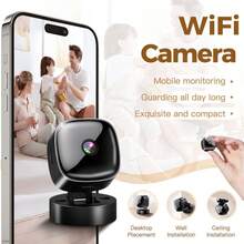Small Wireless WiFi Camera Hidden Spy Security Cameras,Mini Nanny Cam Smart Home, Pet Dog Baby Camera Indoor Outdoor 1080P Remote Portable, Phone APP Room Camera - Multicolor - View 2