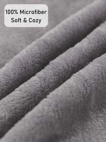 1条柔软保暖的深灰色毯子，适用于沙发、床、四季皆宜，也可用于户外。 - 深灰色 - 查看 5