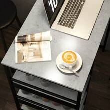 HOMCOM ThreePie Kitchen Dining Set With Shees Grey Black - LIGHT GREY1 - View 8