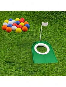 20 Pack Foam Golf Balls, 41mm Practice Golf Balls, Realistic Feel And Long Lasting Limited Fligh Practice Golf Balls For Backyard, Soft Golf Balls For Indoor Or Outdoor - Multicolor - View 9