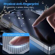 ZYONS 2pcs Matte Privacy Screen Protector For Galaxy, Compatible With Samsung Galaxy A07 A17 A56 A36 A26 A16 A06 A55 A35 A25 A15 A05 A05S A54 A34 A24 A14 A04 A53 A33 A23 A13 - Anti-Fingerprint Smoothness Coating, Bubble-Free, Easy To Apply, Frosted Anti-Peeping TPU Soft Film Non Glass, Privacy Protection, Protector De Phone, For Phone, Halloween Gift For Birthday, Family, Friends Phone Screen Protector, Phone Accessories