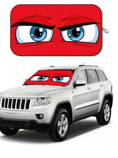 1 Stück faltbarer rosa Autoscheiben-Sonnenschutz, Sonnenblende für die Frontscheibe von Fahrzeugen, UV-Schutz Sonnenschutzplatte, geeignet für Autos, SUVs, Lkw