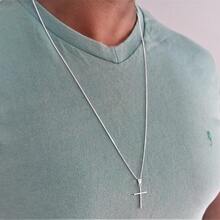 Men's Pendant Necklaces - Silver - View 4