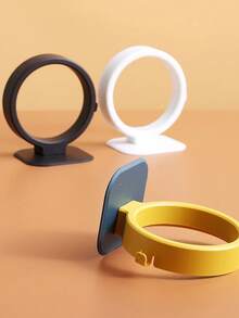 1个无孔吹风机架，多功能壁挂式浴室通风管道收纳架。新款壁挂式吹风机架。浴室收纳架，浴室储物架。家居日用品，方便实用。浴室配件，浴室装饰配件 - 彩色 - 查看 1