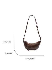 2025 New Croissant-Shaped Versatile Women's Handbag, Lightweight Commuter Small Crossbody Bag