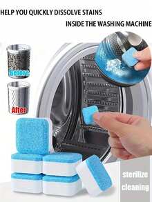 洗衣机清洁片 - 家用洗衣机专用泡腾深层清洁除臭片 - 彩色 - 查看 2