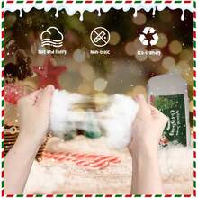 Christmas Fake Snow 7.05oz Fluffy Artificial Snow For DIY Xmas Tree Decor, Crafts Showcase, Winter Christmas Village Displays, Gifts, Mantle Nativity, Wedding, Easter Party Decorations Home Decor Christmas Decorations Room Decor Christmas Decorations Home Christmas Gifts Christmas Decor - White - View 3