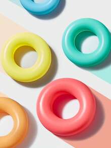 1set Random Color Baby Ring Toys, Baby Bell Soothing Emotional Sound Toys, Tumblers, Baby Rainbow Colored Tower Shaped Ring Toys, Early Childhood Education Puzzle Toys, Baby Enlightenment Toys, Birthday Gifts, Party Gifts