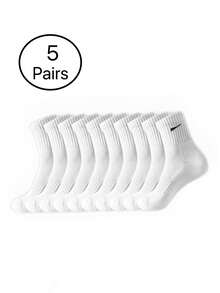 5双/10双/20双/30双男士黑白休闲中长袜保暖舒适运动风日常健身外套袜 - 彩色 - 查看 13