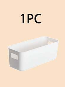 5 قطع/3 قطع/2 قطع/1 قطعة صناديق تخزين بلاستيكية، صناديق منظمة متعددة الأغراض للمستحضرات التجميلية والقرطاسية والمطبخ والخزانة والمكتب والحمام والألعاب، مصنوعة من بلاستيك صلب مع مقابض