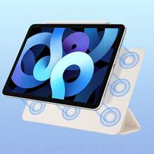 iPad Air 11 2025 磁吸三折保护壳 - 米色 - 查看 5