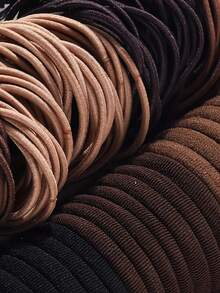 1109 Hair Tie, Scrunchie And Comb Set, Suitable For Girls, Meets Daily Needs. Easily Create Simple Ponytails, Fashionable Buns Or Creative Hairstyles, Practical And Convenient! School Supplies - Multicolor - View 8