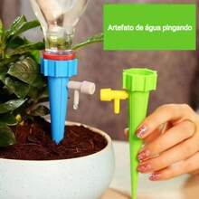 Kit With 12 Irrigation Drippers Attachable To Pet Bottles, Garden Dosing System, Bottle Vase - 12pcs - 查看 10