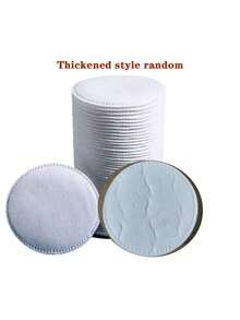 1200 miếng bông tẩy trang hình bầu dục, thích hợp sử dụng cho mặt, bông tẩy trang chất lượng cao, không gây dị ứng, không xơ vải, phù hợp với mọi loại da, khăn ướt dùng một lần, khăn lau mặt không dệt. - trắng - Xem 12