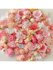 20/50 件人造花，DIY 头饰花环裙，DIY 花帘材料仿真花吊坠饰品，飘花壁挂背景摄影设计，适用于婚礼生日房间装饰礼物毕业，小粉色假玫瑰雏菊仿花，秋季装饰，用于婚礼发帽 - 彩色 - 查看 2