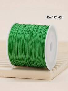 1 件 0.8 毫米多色线，每卷 45 米/1771 英寸，用于 DIY 手链、蕾丝工艺、编织绳、流苏和串珠首饰制作的结线
