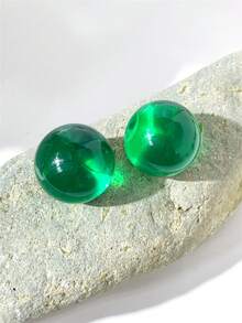 女士耳钉 - 圓形 - 查看 11