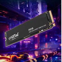 Crucial P310 SSD M.2 2280 PCIe Gen4 NVMe Internal SSD, Up To 7100 MB/S, Gaming For Laptop And Desktop PC, SSD Hard Drive, Gaming Pc Upgrade, Sleek Design, Highperformance Build, Pc Upgrade, Pc Builders - Black - View 8