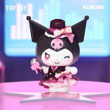 Miniso Figura de juguete de la serie Idol Sparkling de Sanrio Kuromi, lindo decorativo de escritorio y regalo coleccionable - Multicolor - Ver 4