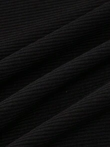 Siliki Summer Sexy Solid Color Slim Fit Jumpsuit Sleeveless Halter Backless Elastic Jumpsuit Club For Women - 黑色 - 查看 3