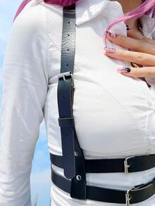 Leather Harness Belt For Women Harness For Women Fashion Leather Body Harness Rave Costume Belt Women's Corset Belt