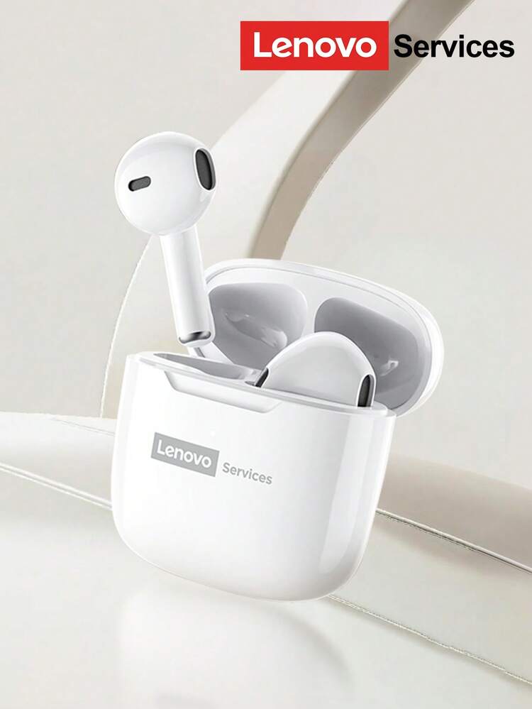 Lenovo LE201 Minimalist Bluetooth Earphones, Half In-Ear HIFI High-Quality Low-Latency Music & Gaming ENC Call Noise Cancellation Long Battery Life Comfortable Wear For Sports & Running, Wireless Earbuds Compatible With Smartphones & Computers - Nhiều màu - Xem 15