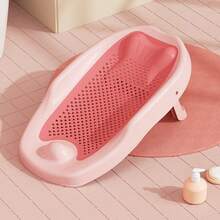 1 件婴儿浴盆架，新生儿坐躺支撑沐浴座椅，防滑加厚浴网，彩色婴儿浴垫 - 彩色 - 查看 13