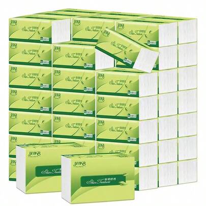 2/10 Packs Portable Facial Tissue, Multi-Size Options, Suitable For Home, Office, Restaurant And Travel Use