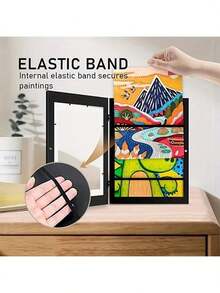 1 Peça Moldura de Foto de Arte com Abertura Frontal Magnética e Moldura Substituível, Moldura de Foto Elegante Montada na Parede em Diversas Cores e Estilos para Pôsteres, Fotos, Pinturas, Exibição de Imagens, Decoração de Casa e Escritório, Decoração Moderna de Casa, Moldura de Foto para Montagem na Parede para Natal, Dia dos Namorados, Decoração de Ano Novo