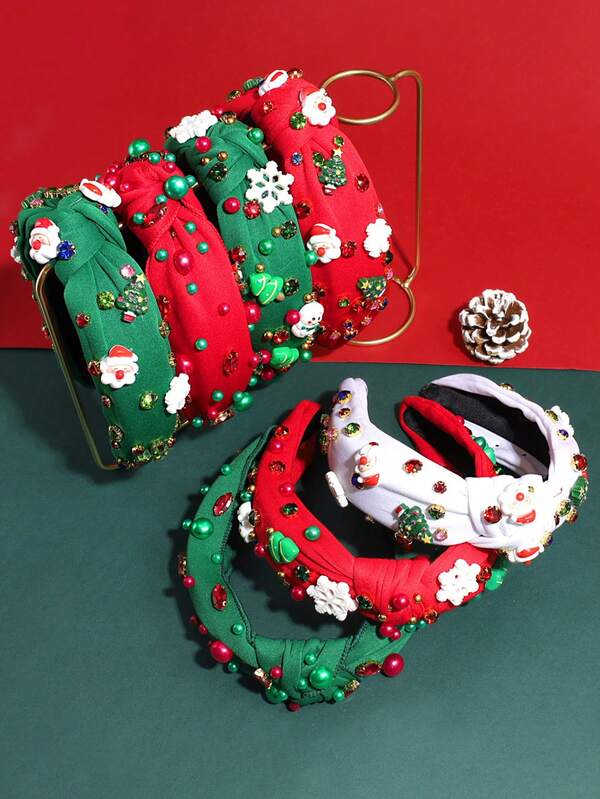 1 Piece Snowman Elegant Party Retro Fabric Fashion New Style Christmas Headband Wide Edge Knotted Rhinestone Santa Christmas Tree Festive Hair Accessories Autumn And Winter Versatile,Fall,Hair,Hair Accessories,Accessories,Hair Accessories For Women,Travel,Hair Accessories,Accessories Women,Hair Accessory,Hair Accessories Women,Hair Tools,Hair Stuff,Stuff,Beauty Accessories,Gifts,Travel,Gifts For Women,Hair Stuff,Stocking Stuffers
