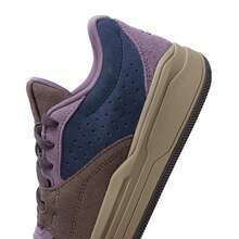 Under Armour 男女款休闲舒适轻便帆布运动鞋 CURRY 88 NM1 低帮系带休闲鞋，6000064-044 - 灰色/紫色/藍色 - 查看 7