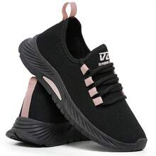 Women's Ultra Light Sport Walking Gym Fitness Running Shoes - 乾枯玫瑰色 - 查看 3