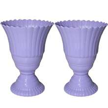 Kit Of 2 Royal Vases For Party Decoration 20cm Height - 紫丁香 - 查看 1