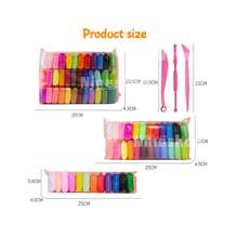 Colored Elastic Clay Moldable Dough Pack + Molders - Multicolor - View 4