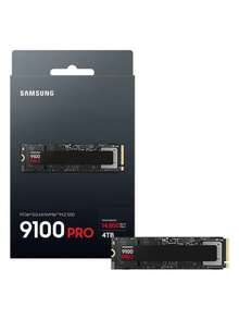 SAMSUNG SSD 9100 PRO 4TB, PCIe 5.0x4 M.2 2280, Seq. Read Speeds Up To 14,800MB/S, Best For AI Computing, Gaming, And Heavy Duty Workstations (MZ-VAP4T0B/AM) - Black - View 2