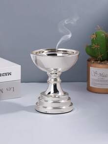 1 pezzo/1 set Bruciatore/Portaincenso in metallo di lusso argento/oro, accessori per la composizione della tavola per ricevimenti di matrimonio. Può essere utilizzato come diffusore di aromaterapia, bruciatore di aromaterapia, per la decorazione della casa, camera da letto, soggiorno (come centrotavola), ufficio, luogo di yoga e feste, creando un'atmosfera elegante.