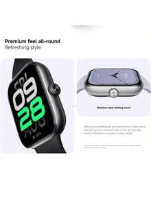 Xiaomi Redmi Watch 5 - 2.07 Inch AMOLED, 60 Hz, 24 Day Battery, 150+ Sports Modes, 5ATM Waterproof, GNSS, Heart Rate & SPO₂ Sensor, Bluetooth Calling, Aluminum Frame, Rotating Crown - Tím oải hương - Xem 5