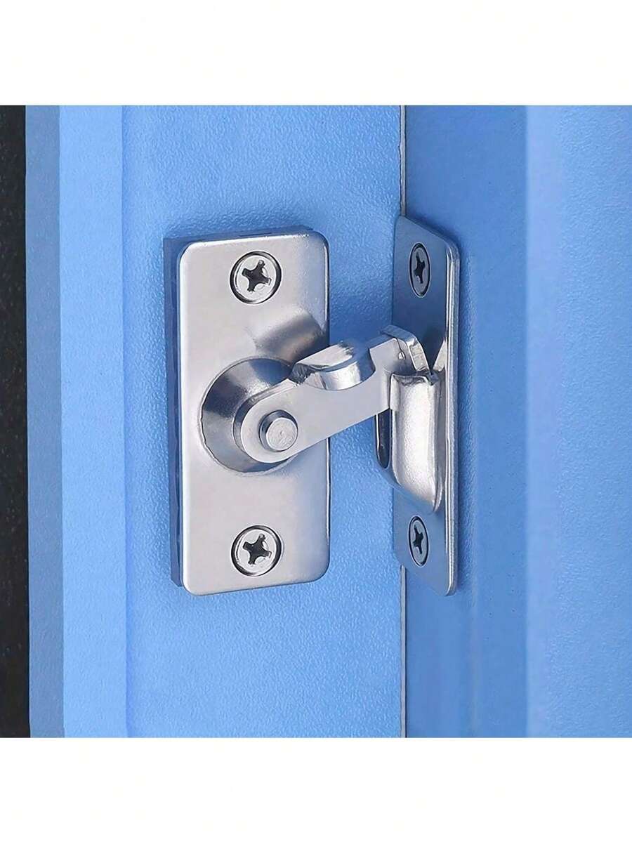 Thickened Stainless Steel Lock Hasp, Wooden Door Lock, Universal For Bedroom, Bathroom, Sliding Door, Padlock